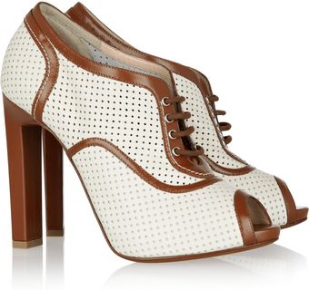 Bally Oasis Perforated Leather Brogues - Lyst