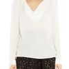 Vionnet SilkCrepe Top in White (ivory) - Lyst