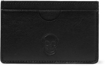 Alexander McQueen Leather Skullembossed Card Holder - Lyst