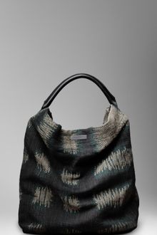 Burberry Abstract Check Duffel Bag - Lyst