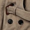 Burberry Prorsum Suede Trench Coat in Brown for Men - Lyst
