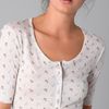 Torn By Ronny Kobo Gracie Henley Tee in White (ivory) - Lyst