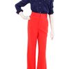 Alice + Olivia Coral High Waist Pant in Pink (coral) - Lyst
