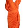 Lanvin Grecian Dress in Orange (coral)