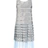 Marc Jacobs Silk Lamé Tiered Tulle Dress in Blue - Lyst