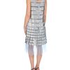 Marc Jacobs Silk Lamé Tiered Tulle Dress in Blue - Lyst