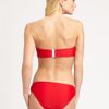 Shoshanna Solid Bandeau Bikini Top in Red - Lyst