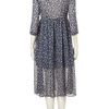 Topshop Parmaviolet Midi Shirt Dress in Blue - Lyst