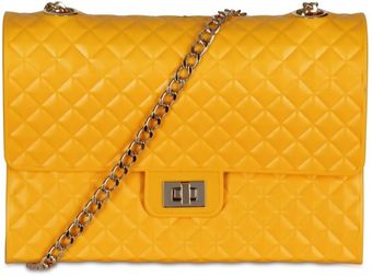 Designinverso Quilted Pvc Shoulder Bag - Lyst