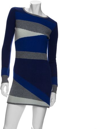 Exclusive For Intermix Exclusive Cashmere Colorblock Dress - Lyst