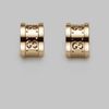 Gucci 18k Gold Logo Earrings in Gold (white-gold) - Lyst