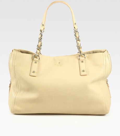 kate spade beige tote bag