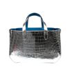 Marc Jacobs Silver Metallic Crocembossed Calfskin in Gold - Lyst