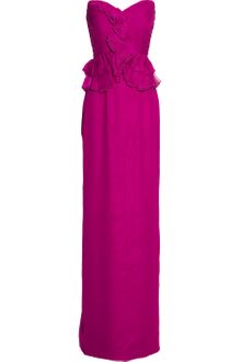 Notte By Marchesa Ruffled Silk Chiffon And Organza Gown - Lyst