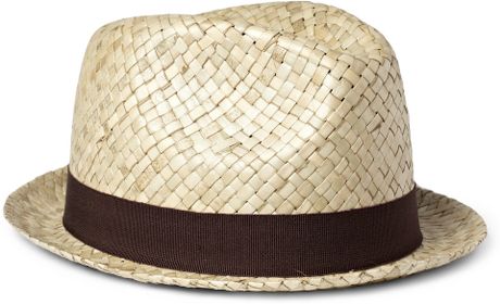 Paul Smith Embellished Straw Trilby Hat in Beige for Men (straw) - Lyst