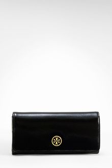 Tory Burch Patent Robinson Envelope Wallet - Lyst