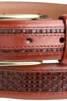 Allen Edmonds Allen Edmonds Woven Inlay Belt - Lyst