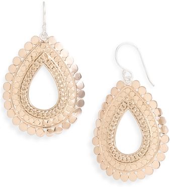 Anna Beck Flores Small Chain Open Drop Earrings - Lyst