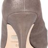 Badgley Mischka Womens Susan Open Toe Pump in Silver (pewter) - Lyst