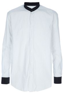 Balmain Mandarin Collar Shirt - Lyst