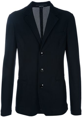 Giorgio Armani Fitted Blazer - Lyst