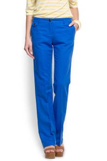 Mango Relaxedfit Linen Trouser - Lyst