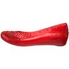 Melissa  Ballerina Flats in Transparent (red/crystal) - Lyst