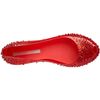 Melissa  Ballerina Flats in Transparent (red/crystal) - Lyst