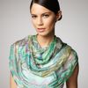 Missoni Zigzag Knit Infinity Scarf in Green (green blue multi) - Lyst