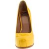 Pour La Victoire Womens Irina Platform Pump in Yellow (yellow soft patent) - Lyst