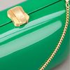 Rocio Leather Covered Wooden Clutch in Green - Lyst