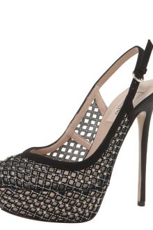 Valentino Suede & Crystal Slingback - Lyst