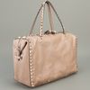 Valentino Studded Leather Tote in Beige (nude) - Lyst