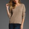 Aiko Aline Sweater in Beige (mushroom) - Lyst