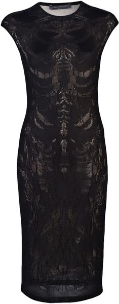 Alexander McQueen Pencil Dress - Lyst