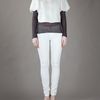 Armani Crop Jacket in White - Lyst