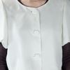 Armani Crop Jacket in White - Lyst