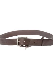Diesel Black Gold Leather Belt - Lyst
