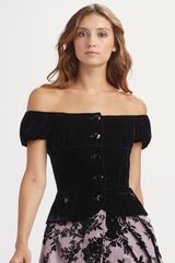 Dior Off-the-shoulder Velvet Jacket