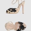 Giambattista Valli Highheeled Sandals in Black (beige) - Lyst