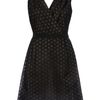 Giambattista Valli Sleeveless Dotted Dress in Black - Lyst