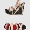 Giambattista Valli Wedge in Animal (steel) - Lyst