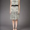 Giambattista Valli Patterned Silk Dress in Black (white) - Lyst