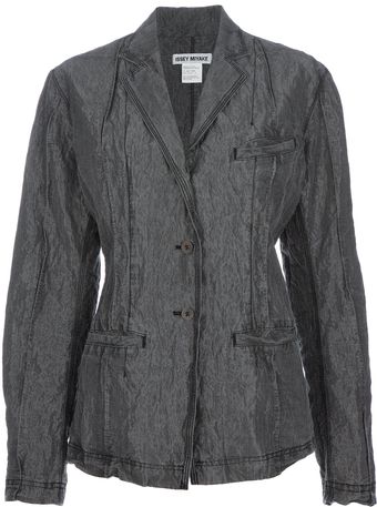 Issey Miyake Vintage Distressed Blazer - Lyst