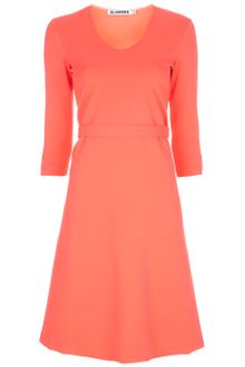 Jil Sander Label Dress - Lyst