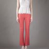 Jo No Fui Flared Trousers in Pink (red) - Lyst