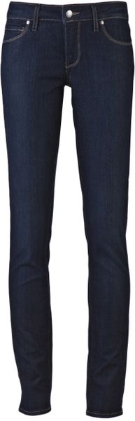 Paige Skyline Skinny Jean in Blue (beige) - Lyst