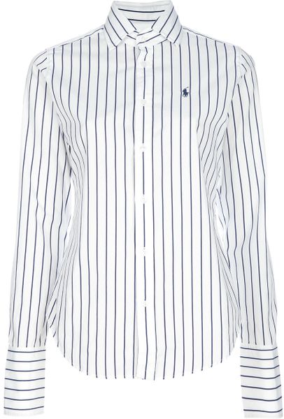 Ralph Lauren Blue Label Classic Shirt in White - Lyst