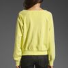 Textile Elizabeth And James Perfect Sweatshirt in Green (sunny lime) - Lyst