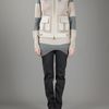 Tory Burch Shearling Gilet in Beige - Lyst